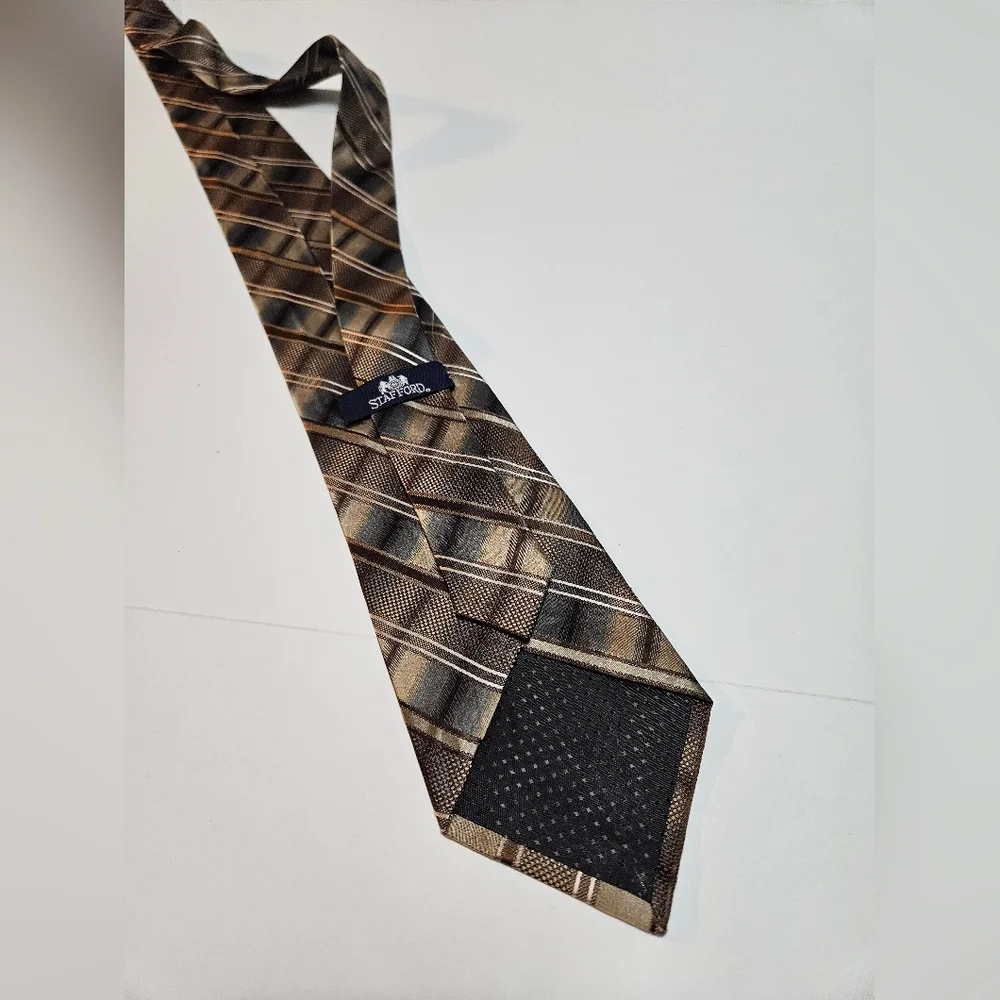 Stafford Men's Silk Neck Tie 3.75 x 57 #BT-01
